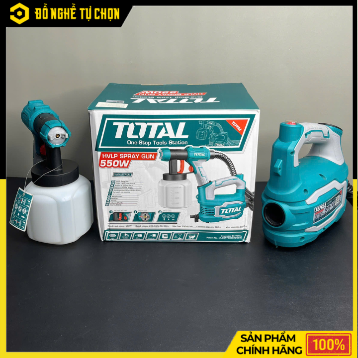 Máy Phun Sơn Total TT5006 500W – Phun Sơn Đều, Dễ Sử Dụng, Hàng Chính Hãng, Có VAT