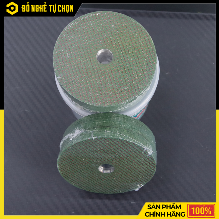 Đá Cắt Kim Loại DAMAHAD (107x1.2x16) 155-DN46 – Màu Xanh – Cắt Sắt, Inox, Thép – Hàng Chính Hãng Có VAT