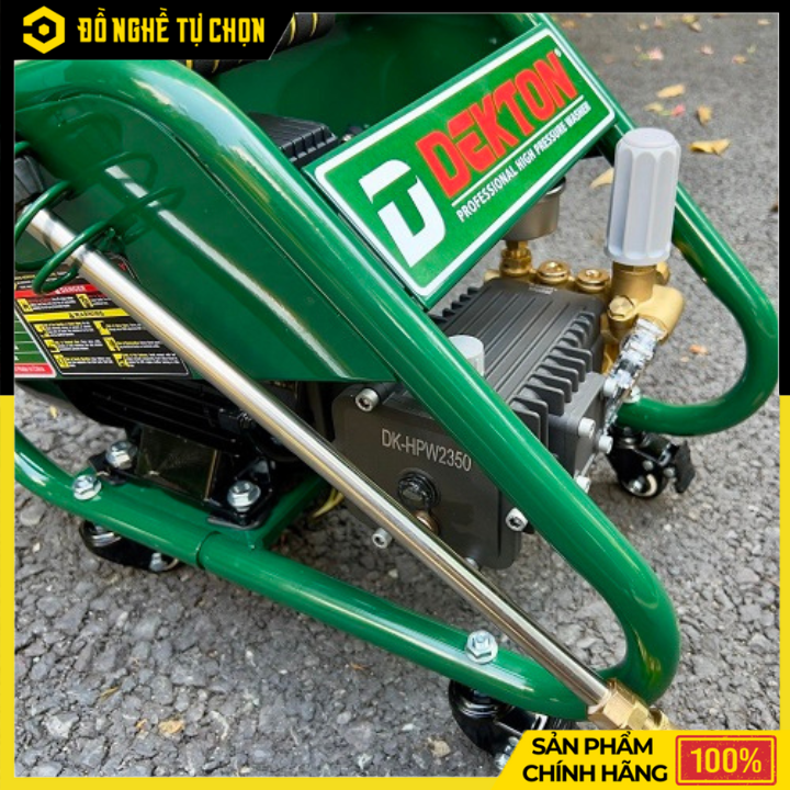 Máy Phun Áp Lực 2350W Dekton DK-HPW2350 – Cao Áp Bán Chuyên – Piston Đức, Motor Dây Đồng – Hàng Chính Hãng Có VAT