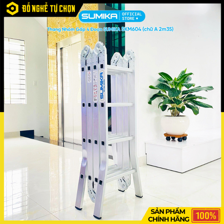 Thang nhôm gấp đa năng sumika, Model SKM 604