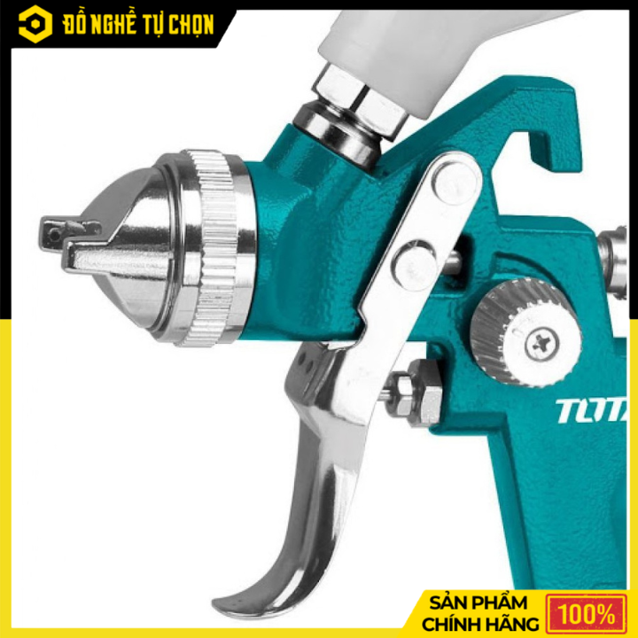 Dụng cụ phun sơn HVLP 600cc TAT10601 – Phun mịn, tiết kiệm sơn, phù hợp sơn nền bóng - Hàng Chính Hãng Có VAT