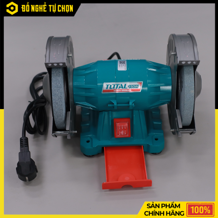 Máy mài để bàn 2 đá Total TBG15015 – 150W – Đá mài 150mm – Hàng Chính Hãng Có VAT