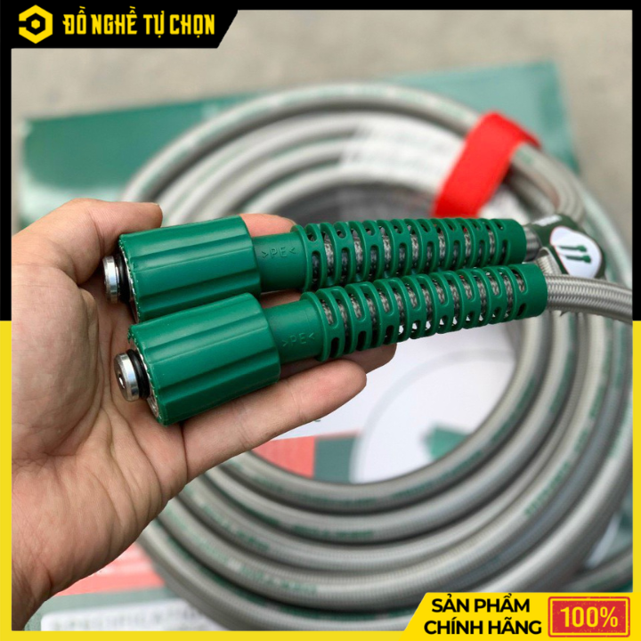 Dây rửa xe DEKTON 20 mét DK-D20PLUS – Dây dài hơn, chịu áp mạnh hơn, làm sạch hiệu quả hơn - Hàng Chính Hãng Có VAT