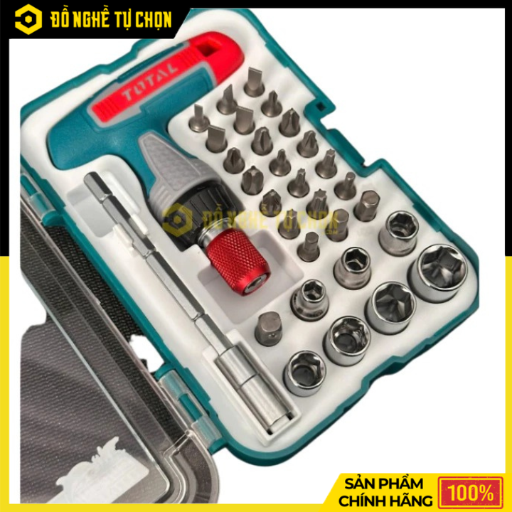 Bộ 31 tua vít - Hiệu Total - Model: TACSD30316
