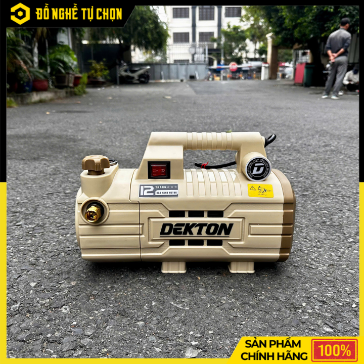 Máy xịt rửa áp lực 1350W Dekton DK-CWR3001VTG – Rửa xe sạch nhanh, mạnh mẽ 110 Bar - Hàng Chính Hãng Có VAT