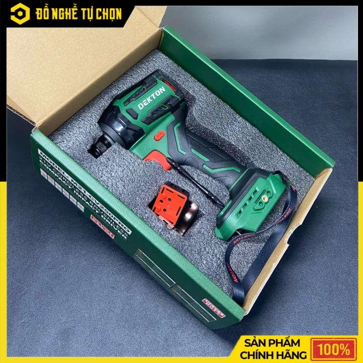[THÂN] Máy Vặn Vít 21V Dekton M21-CV250PRO Gen 3 – Brushless – Lực Siết 250Nm – 4 Tốc Độ – Hàng Chính Hãng Có VAT