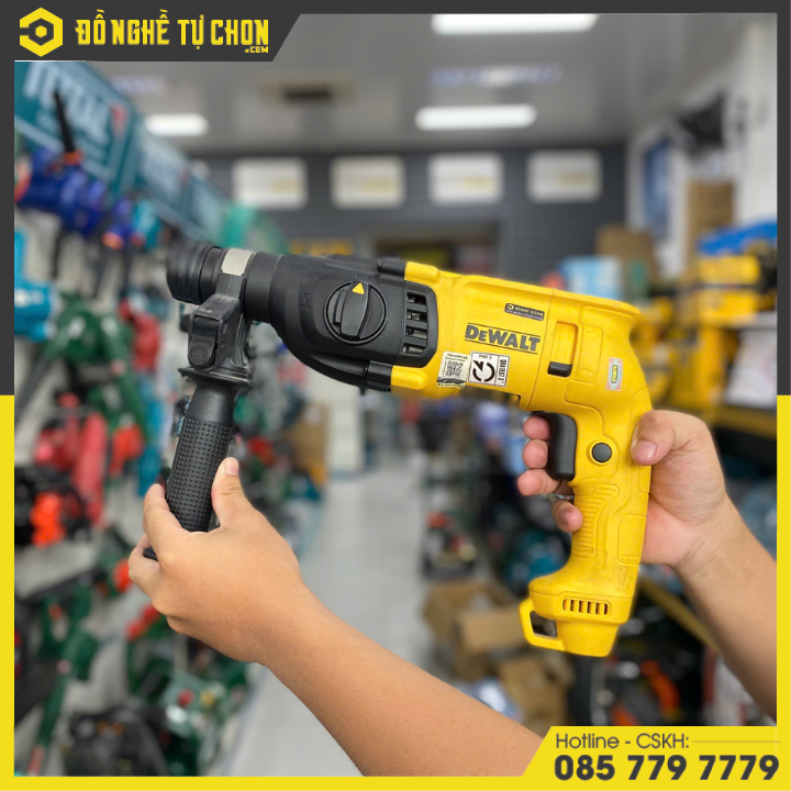 Máy Khoan Búa DEWALT D25032K-B1 – Nhỏ gọn, mạnh mẽ, chuẩn thợ chuyên nghiệp | Hàng Chính Hãng, Có VAT