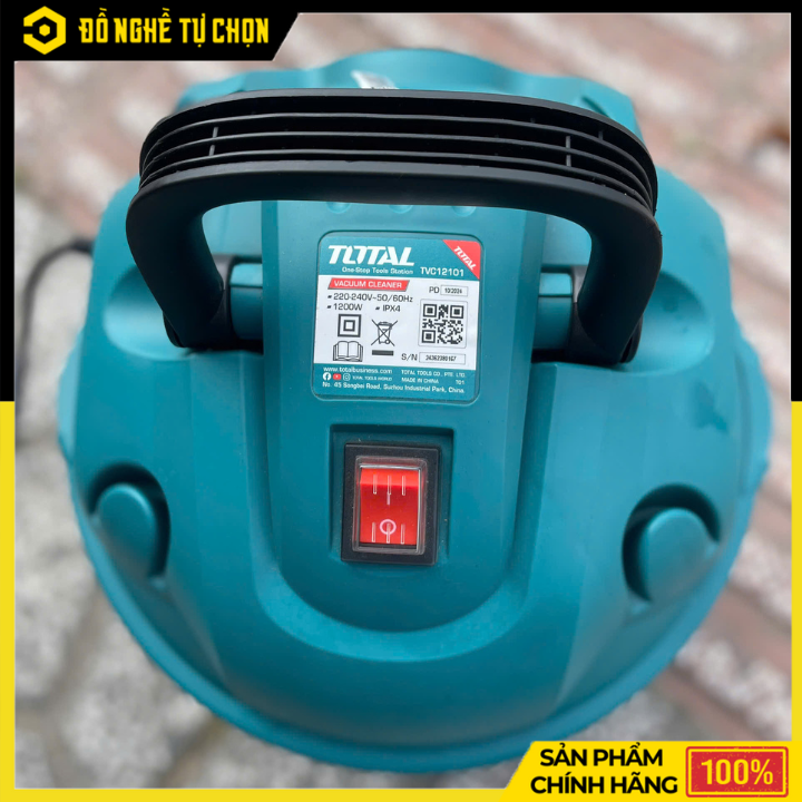 Máy hút bụi hiệu Total TVC12101, Công suất: 1200W, Dung tích: 10L
