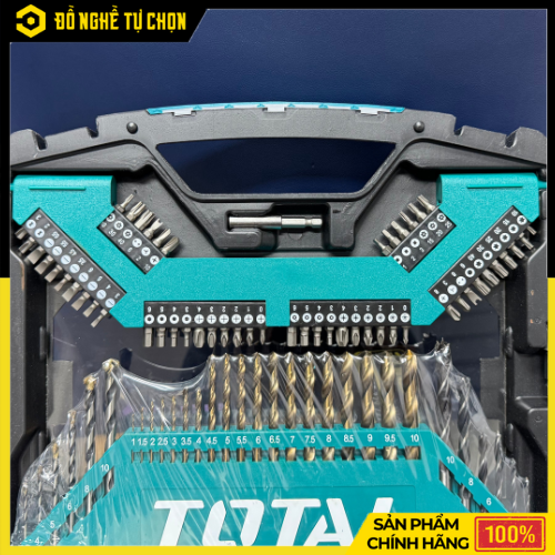 Bộ Dụng Cụ Đa Năng 120 Món TOTAL THKTAC01120 – Hộp Nhựa Cao Cấp – Hàng Chính Hãng Có VAT