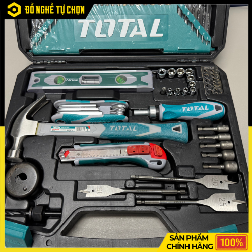 Bộ Dụng Cụ Đa Năng 120 Món TOTAL THKTAC01120 – Hộp Nhựa Cao Cấp – Hàng Chính Hãng Có VAT