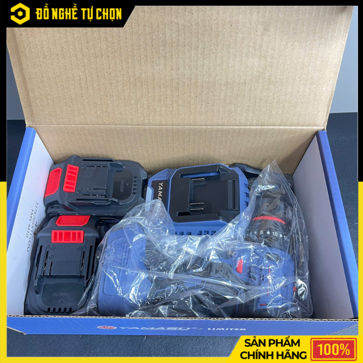 Máy Khoan Pin 21V Yamasu YMS-M10 (2 Pin) – Khoan Vặn Mạnh Mẽ, Đa Năng | Hàng Chính Hãng, Có VAT