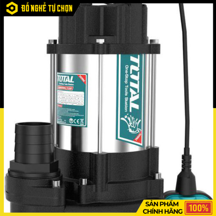 Máy bơm chìm nước thải 1500W TWP7150026 – Bền bỉ, mạnh mẽ, xử lý nước thải hiệu quả - Hàng Chính Hãng Có VAT