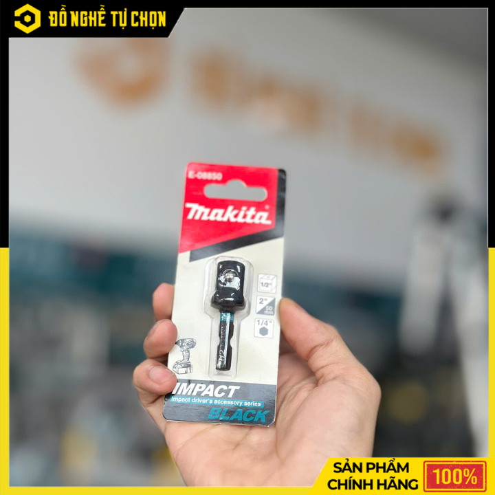 Đầu Chuyển Makita 1/2 inch Sang 1/4 inch E-08850 – Dài 50mm – Thép Cứng – Chính Hãng Có VAT