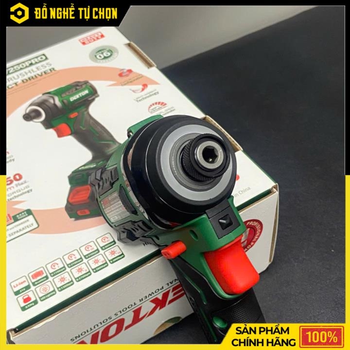 [THÂN] Máy Vặn Vít 21V Dekton M21-CV250PRO Gen 3 – Brushless – Lực Siết 250Nm – 4 Tốc Độ – Hàng Chính Hãng Có VAT