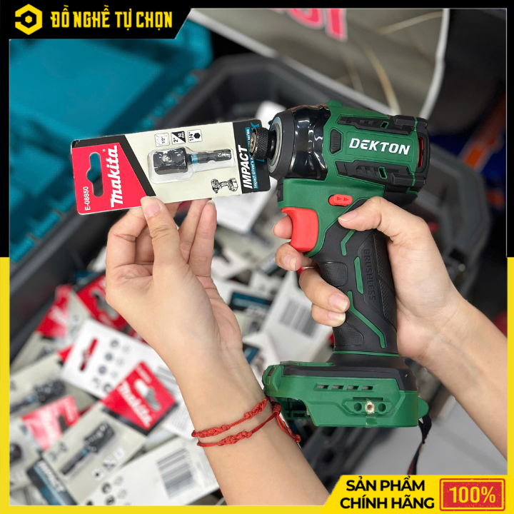 Đầu Chuyển Makita 1/2 inch Sang 1/4 inch E-08850 – Dài 50mm – Thép Cứng – Chính Hãng Có VAT