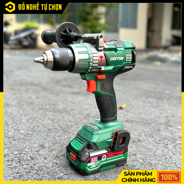 [THÂN] Máy Khoan Động Lực Dùng Pin Dekton M21-ID13120PLUS – Phiên Bản Gen 2 Mạnh Mẽ, 3 Chức Năng, Lực Siết 120N.m – Hàng Chính Hãng, Có VAT