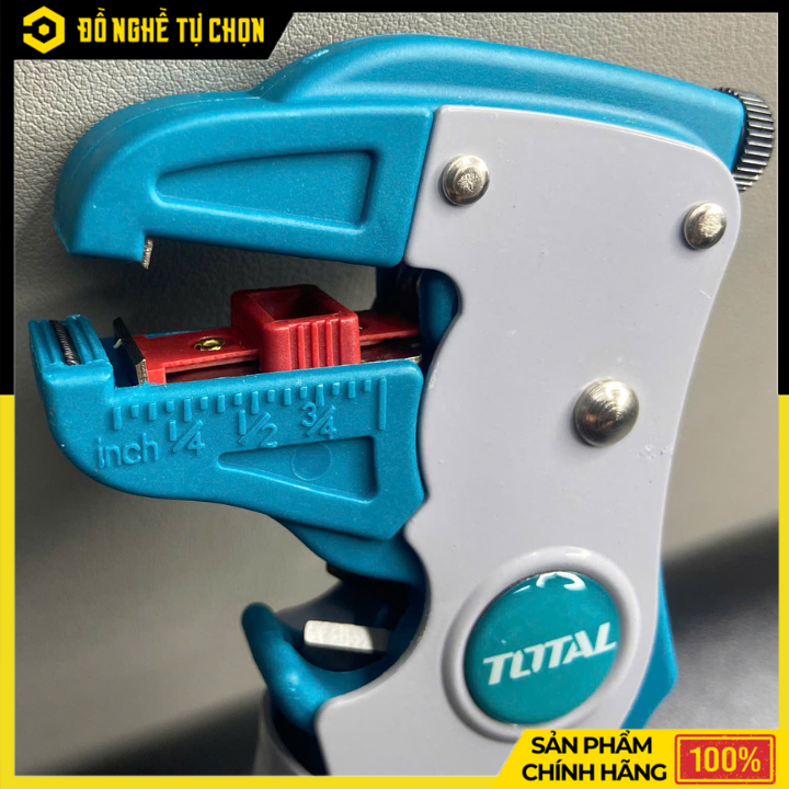 Kềm tuốt dây điện mỏ quạ hiệu Total THT15606
