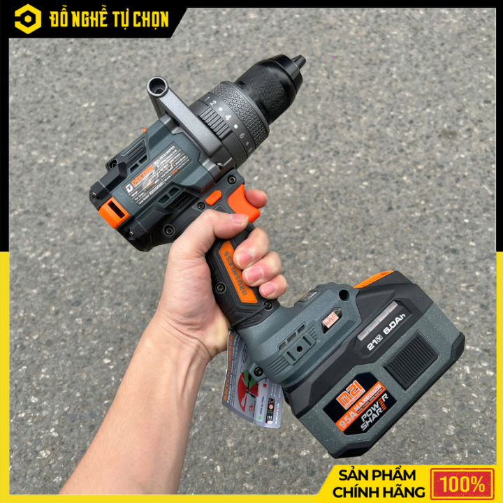 [THÂN] Máy Khoan Động Lực Pin 21V Dekton M21-ID13160PRO – Lực Vặn 160Nm, 2 Chế Độ Eco/Turbo, 3 Chức Năng Đa Dụng – Hàng Chính Hãng, Có VAT