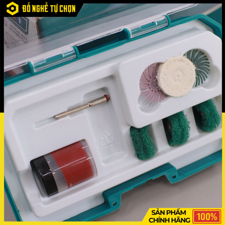 Bộ Combo Linh Kiện Máy Mài Khuôn Total TOS23035 – Gồm 420, 8, 12 & 20 Chi Tiết – Hàng Chính Hãng Có VAT