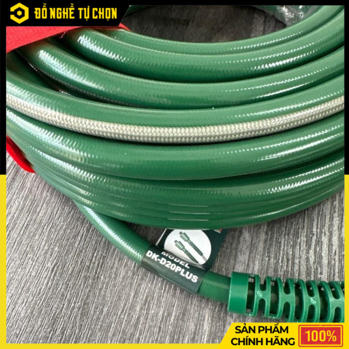 Dây rửa xe DEKTON 20 mét DK-D20PLUS – Dây dài hơn, chịu áp mạnh hơn, làm sạch hiệu quả hơn - Hàng Chính Hãng Có VAT