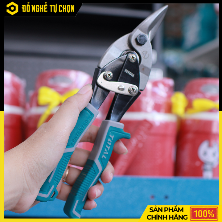 Kéo Cắt Tôn Mũi Cong Trái Total THT521106 10