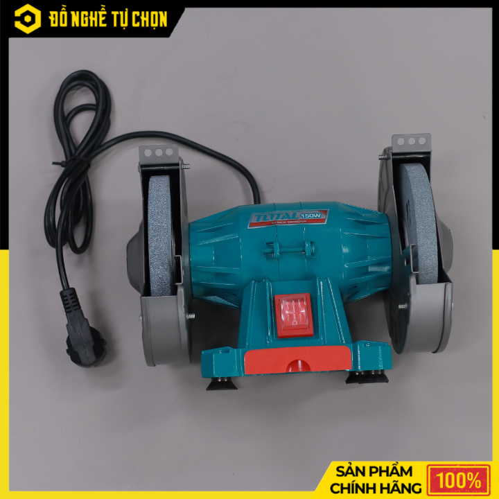 Máy mài để bàn 2 đá Total TBG15015 – 150W – Đá mài 150mm – Hàng Chính Hãng Có VAT