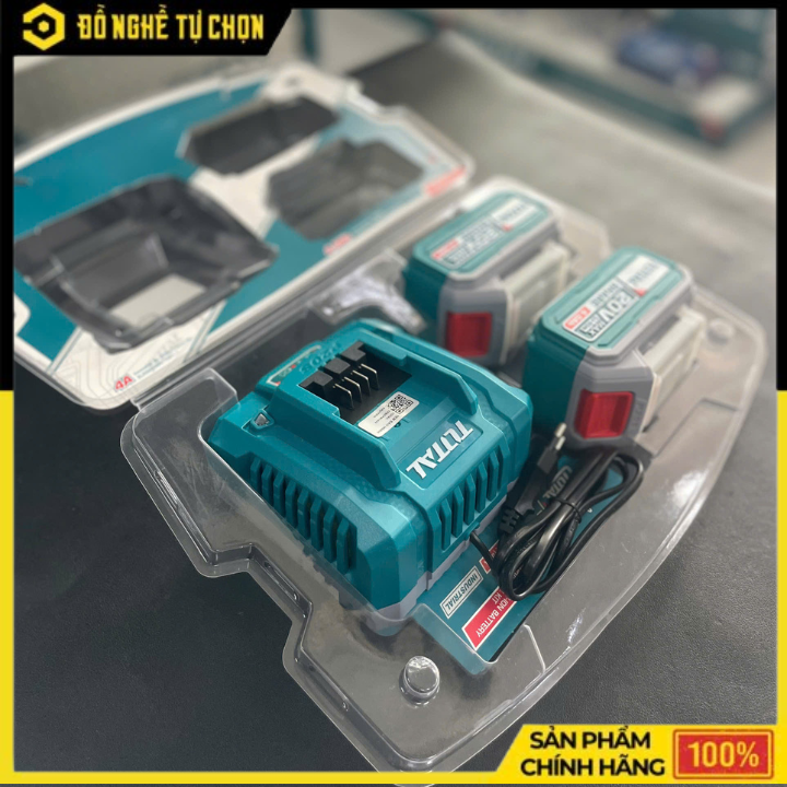 Bộ 1 pin TFBLI2002 và 1 sạc TFCLI2001E dùng pin 20V