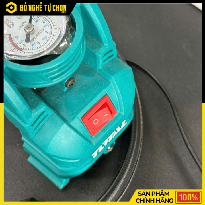 Dụng cụ kiểm tra hơi lốp xe ô tô DC12V hiệu Total TTAC1406