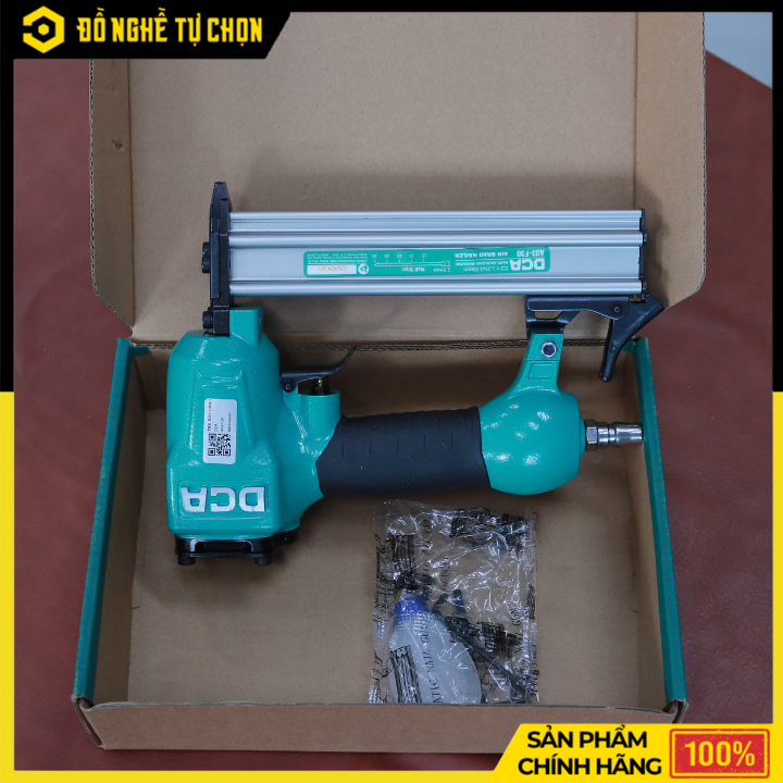 Súng Bắn Đinh Thẳng DCA A03-F30 – Dùng Hơi 4–7 Bar – Nhỏ Gọn, Bắn Mạnh – Hàng Chính Hãng Có VAT