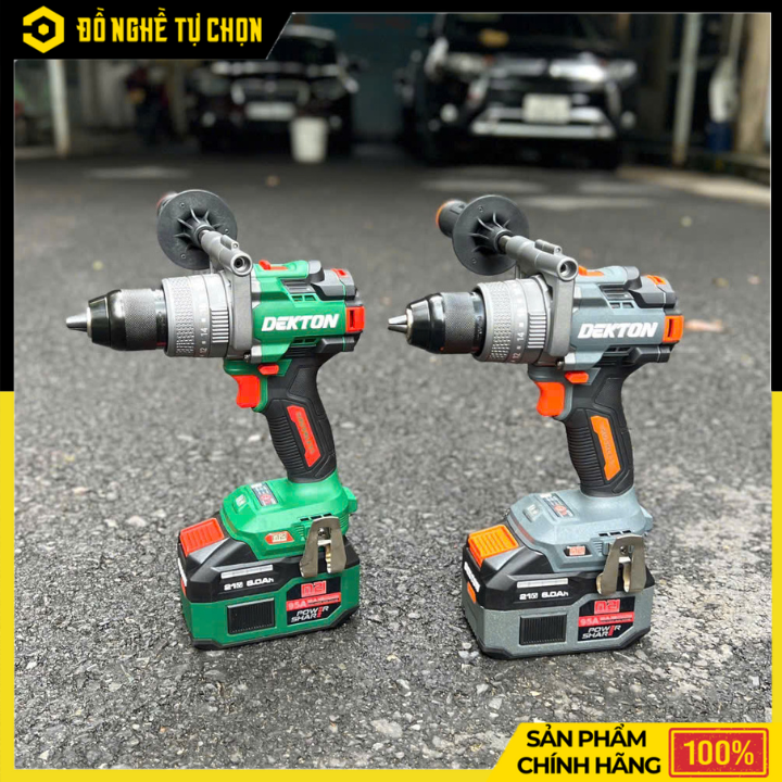 [THÂN] Máy Khoan Động Lực Pin 21V Dekton M21-ID13160PRO – Lực Vặn 160Nm, 2 Chế Độ Eco/Turbo, 3 Chức Năng Đa Dụng – Hàng Chính Hãng, Có VAT