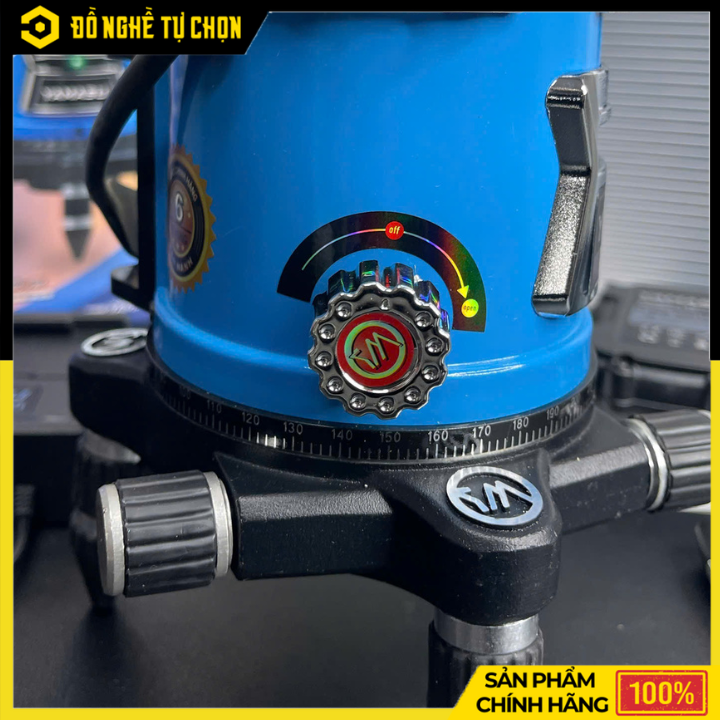 Máy Cân Mực Laser 5 Tia Xanh Yamasu – LED Siêu Sáng – Đế Vòng Bi Chống Rơ – Điều Khiển Từ Xa – Full Phụ Kiện – Hàng Chính Hãng Có VAT