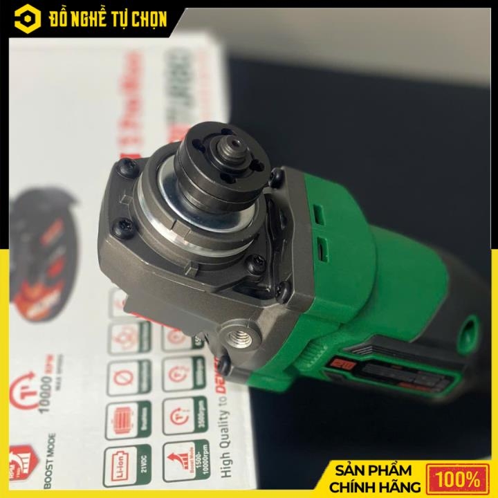 [THÂN] Máy Mài Góc Không Dây Dekton M21-AG100PROMAX – 6 Cấp Tốc Độ – Tốc Độ Tối Đa 10.000 Vòng/Phút – Hàng Chính Hãng Có VAT