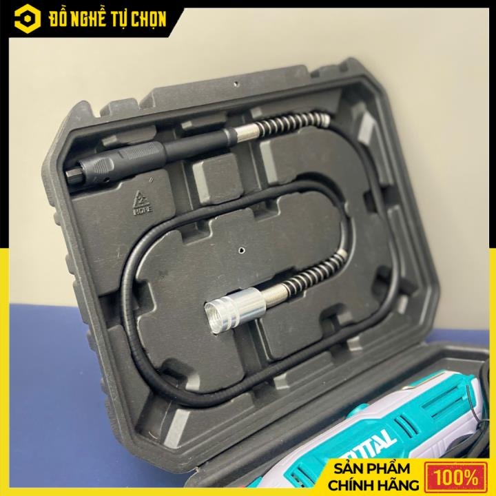 Máy Mài Khắc Mini Total TG2006 – 200W – Điều Tốc – LCD – Bộ Phụ Kiện 149 Chi Tiết – Chính Hãng Có VAT