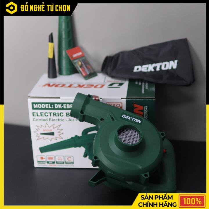 Máy Thổi & Hút Bụi Điện Dekton DK-EB900 – 900W – 2 Chức Năng – Có Điều Tốc – Dây Dài 5m – Hàng Chính Hãng Có VAT