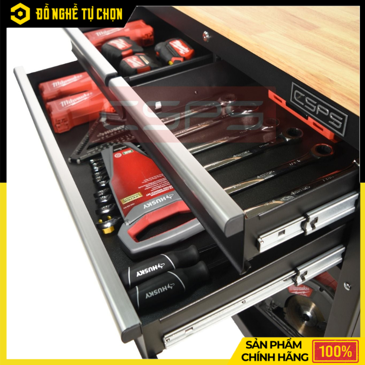 Tủ Dụng Cụ Di Động 91cm CSPS 3 Hộc Kéo VNUC09103BB2M | Hàng Chính Hãng, Có VAT