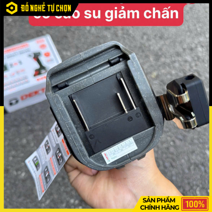 Máy tháo lắp ốc vít cầm tay hoạt động bằng pin, hiệu Dekton model M21-CV268PLUS , màu xám | Hàng Chính Hãng, Có VAT