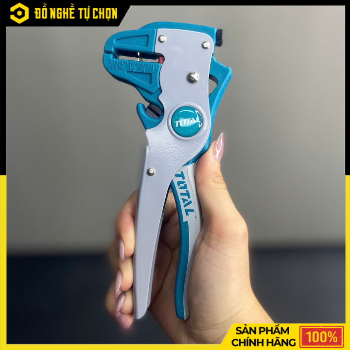 Kềm tuốt dây điện mỏ quạ hiệu Total THT15606