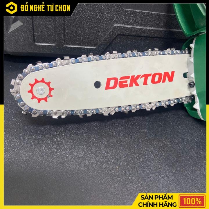 [THÂN] Máy Cưa Xích Dùng Pin Dekton M21-CS08BL – Nhỏ Gọn, Cắt Nhanh, Động Cơ Brushless, Hàng Chính Hãng, Có VAT