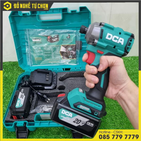 Máy Siết Vít Không Chổi Than Dùng Pin DCA ADPL198EM