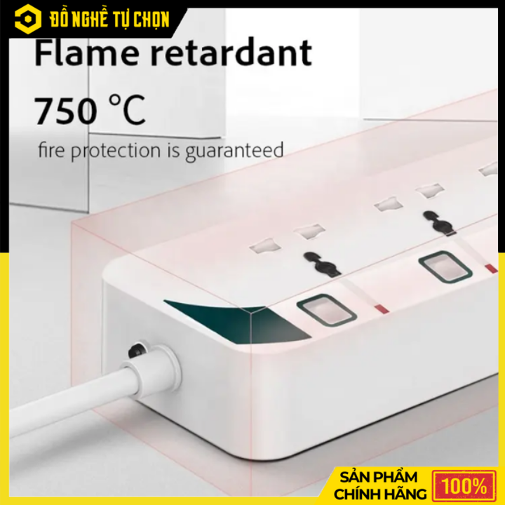 Ổ Cắm Điện 4 Lỗ Dây Dài 5m Akko Star 56068 – An Toàn, Tiện Dụng | Hàng Chính Hãng, Có VAT