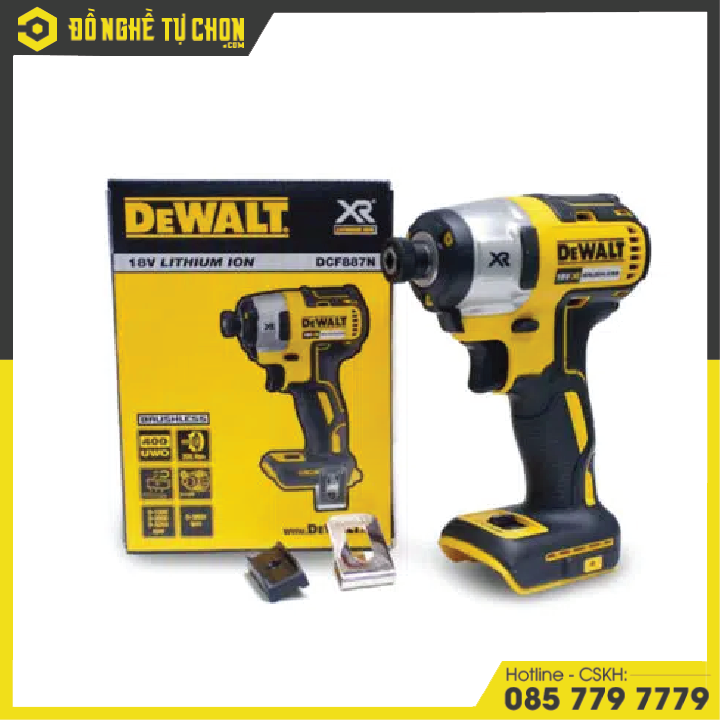 Máy Vặn Vít Dùng Pin DEWALT DCF887N-KR (Chưa Pin Sạc)
