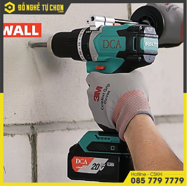 Máy khoan đục dùng pin không chổi than DCA ADJZ03-13Z