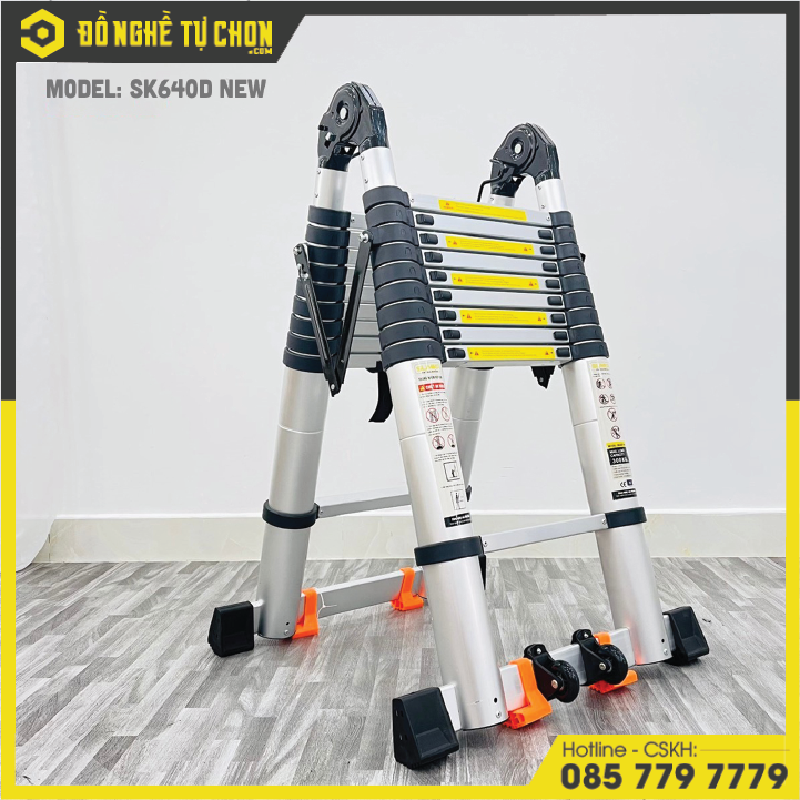 Thang nhôm rút đôi 6.4m Sumika SK640D NEW