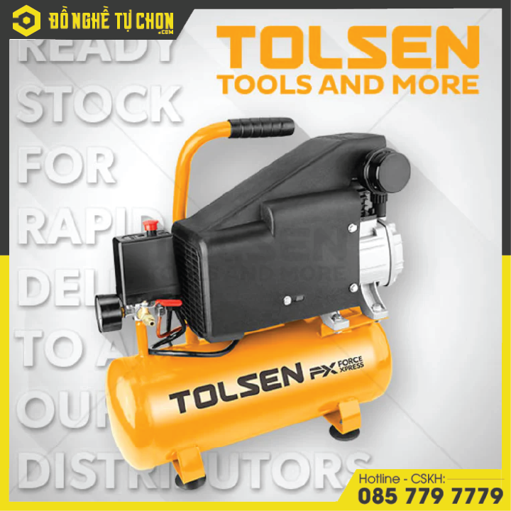 MÁY NÉN KHÍ 8L 800W Tolsen 73122