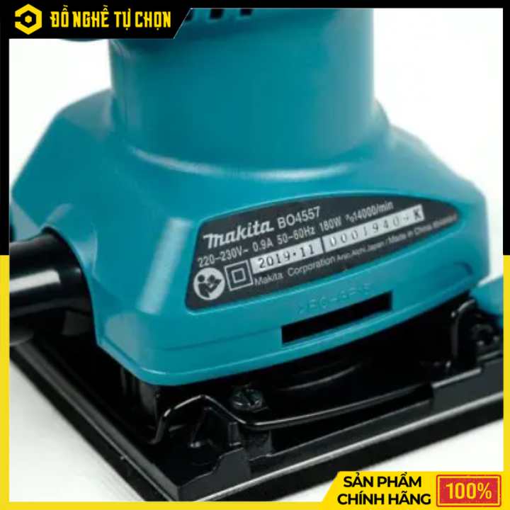 Máy Chà Nhám Rung Makita BO4557 (4-1/2”) Nhỏ Gọn, Bền Bỉ | Hàng Chính Hãng, Có VAT