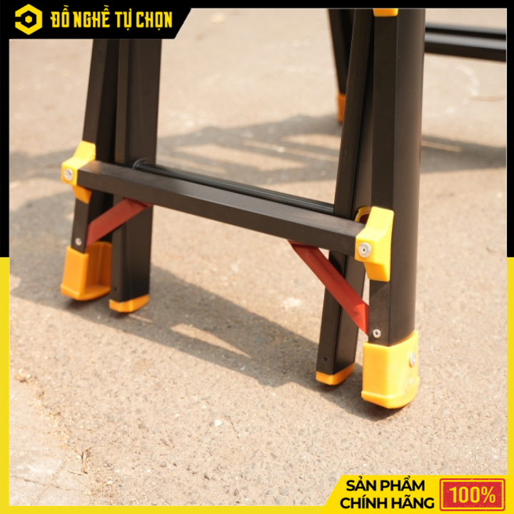 Thang Nhôm Rút Lồng Chữ A 2.5m Boodoor BRL25B (Khóa Mỹ) – Duỗi Thẳng 5m, Nhôm Dày 2.6mm | Hàng Chính Hãng, Có VAT