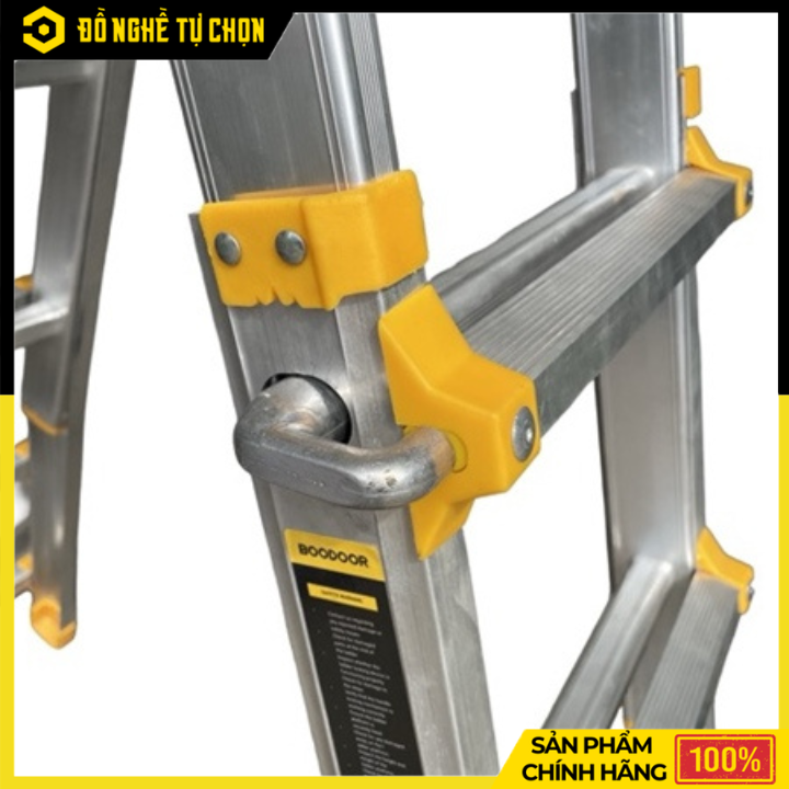 Thang Nhôm Rút Lồng 3m Boodoor BRL30 – Duỗi Thẳng 6m, Nhôm Dày 2.4mm, Tải Trọng 300Kg | Hàng Chính Hãng, Có VAT