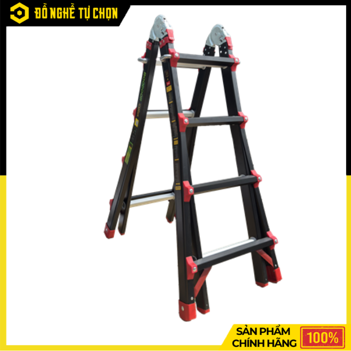 Thang Nhôm Rút Lồng Sơn Tĩnh Điện Boodoor BRLS20 – Gọn Nhẹ, Tải Trọng 300Kg, An Toàn Khi Làm Việc Trên Cao | Hàng Chính Hãng, Có VAT
