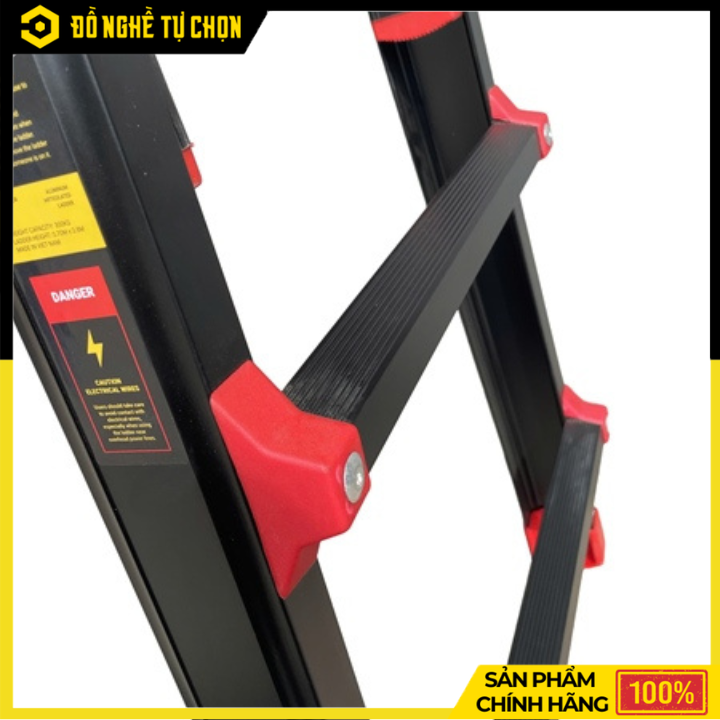 Thang Nhôm Rút Lồng Sơn Tĩnh Điện Boodoor BRLS20 – Gọn Nhẹ, Tải Trọng 300Kg, An Toàn Khi Làm Việc Trên Cao | Hàng Chính Hãng, Có VAT