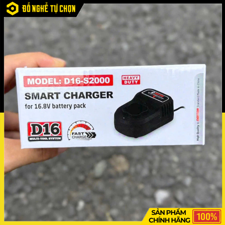Đế Sạc Pin 16.8V Dekton D16-S2000 – Sạc Nhanh 2A, Ổn Định, Chính Hãng Dekton | Hàng Chính Hãng, Có VAT